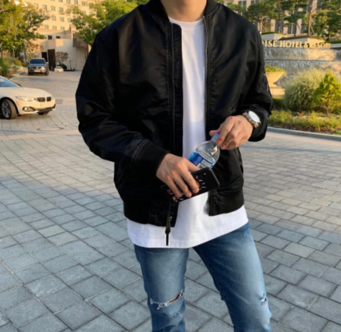폴로 랄프로렌 MA-1 항공점퍼(블랙) 상품이미지6