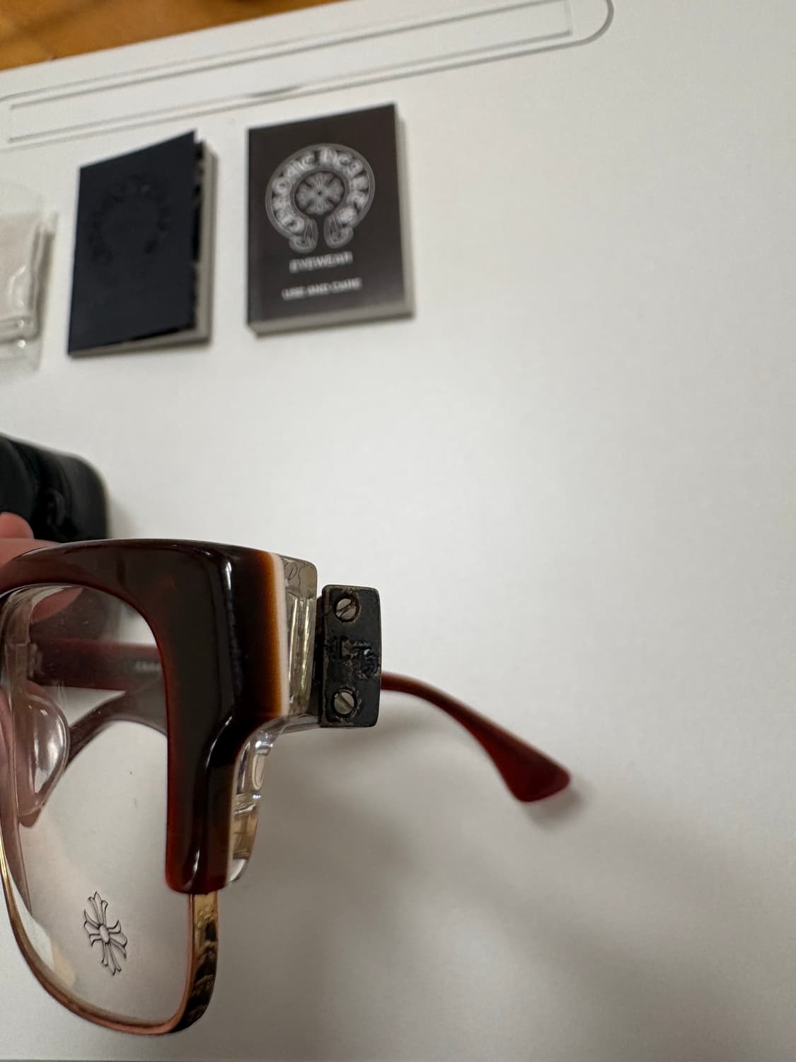 크롬하츠 안경 MINGUS 하금테 판매 상품이미지7