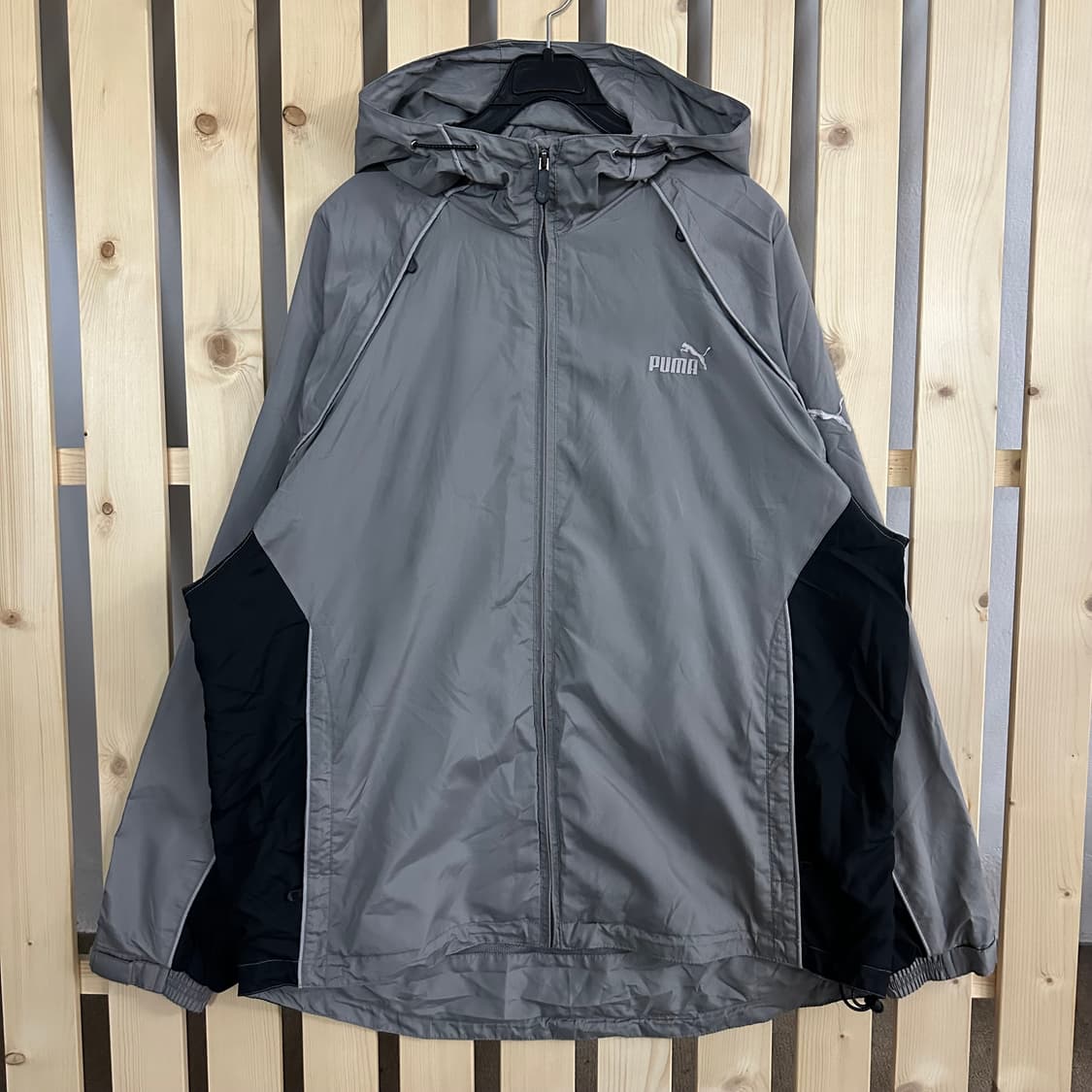 (L) 퓨마 그레이 바람막이 자켓 상품이미지1