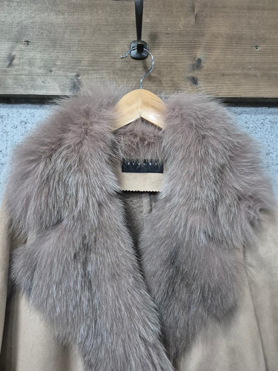 시슬리 롱무스탕코트 상품이미지2