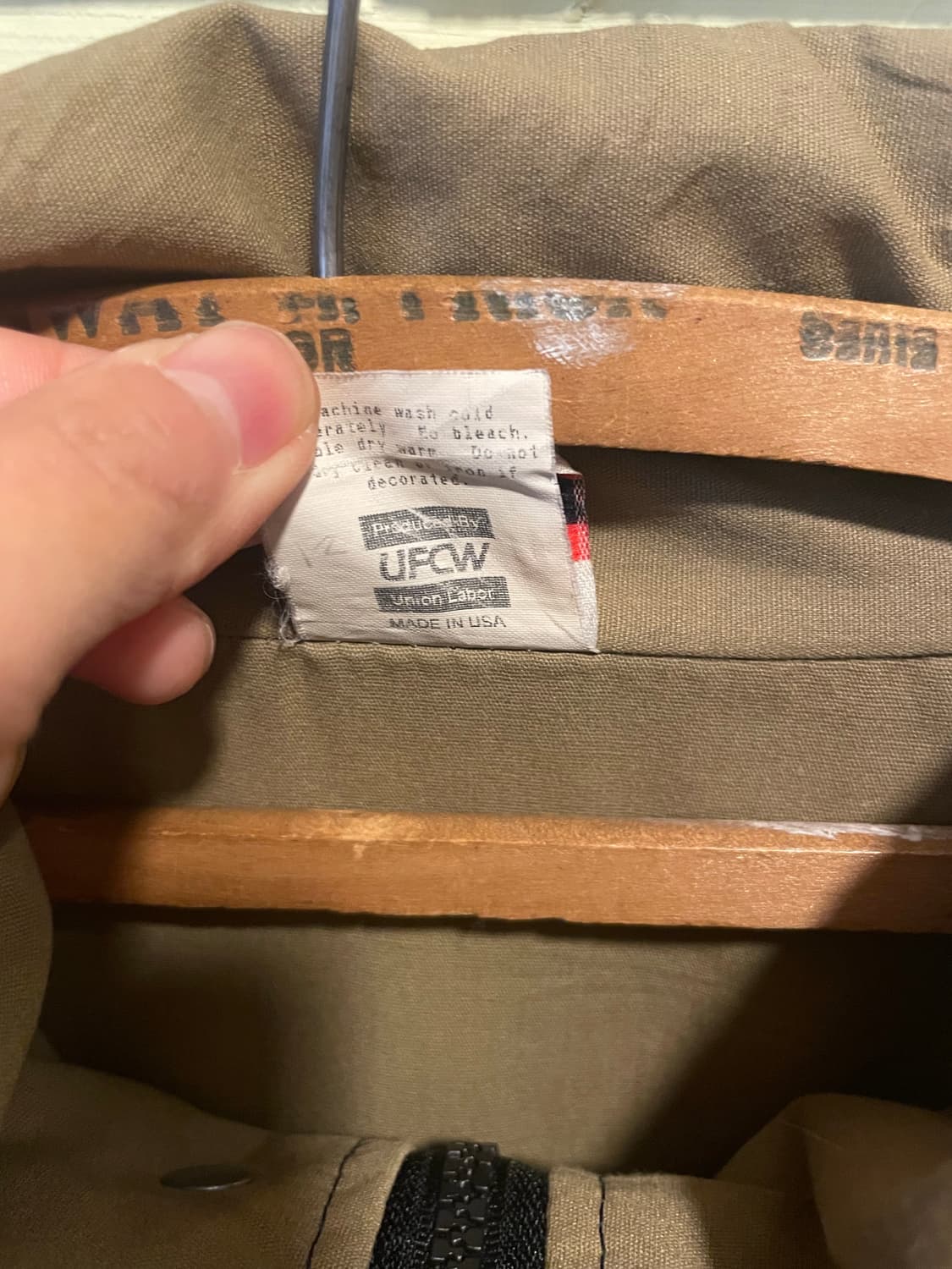 90s Vintage Union Line Work Jacket USA 상품이미지4