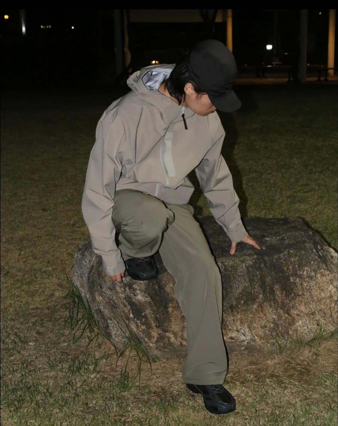 하이킹패트롤 3L 쉘 자켓 L 베이지 상품이미지2