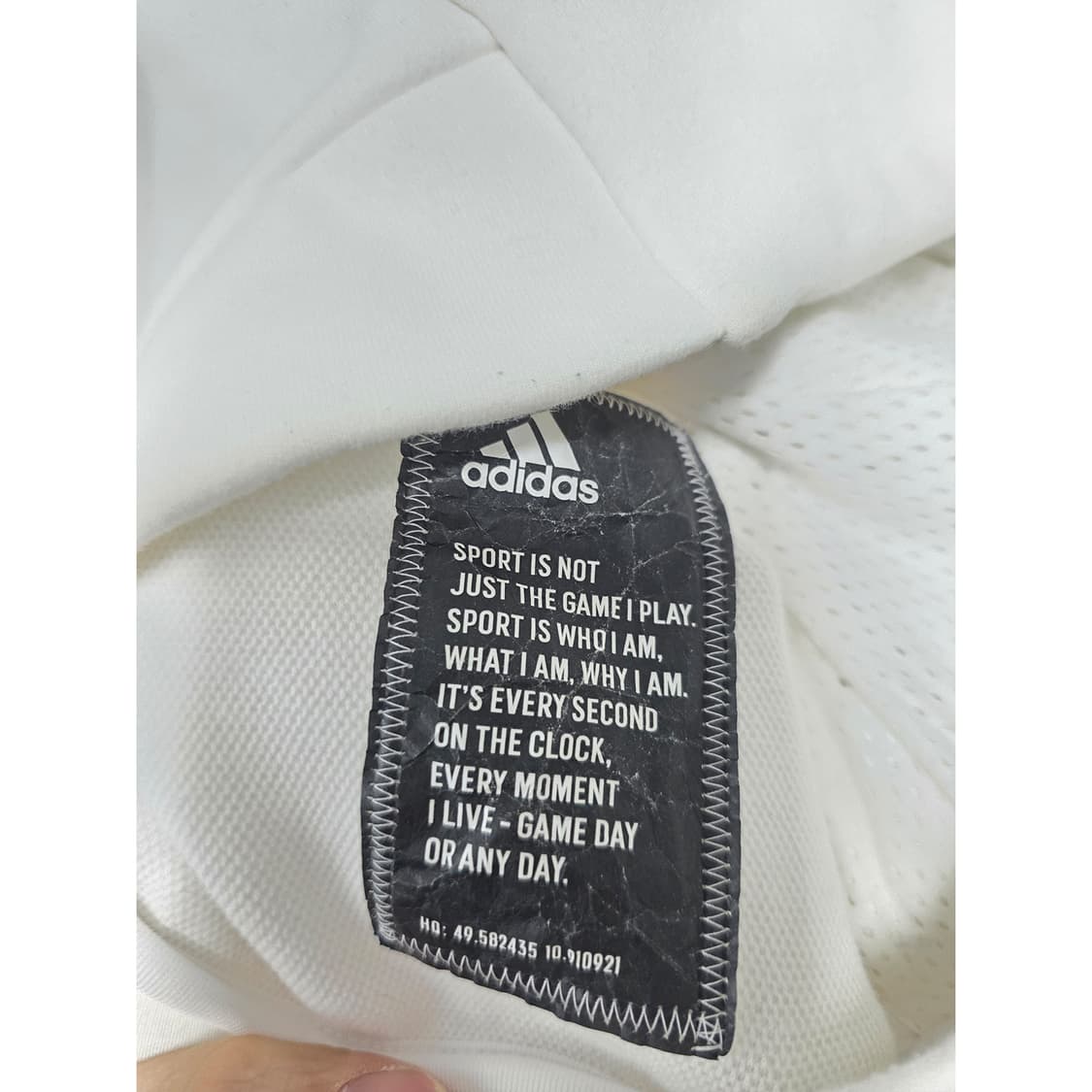 택포_ 아디다스 후드집업 화이트 L 상품이미지3