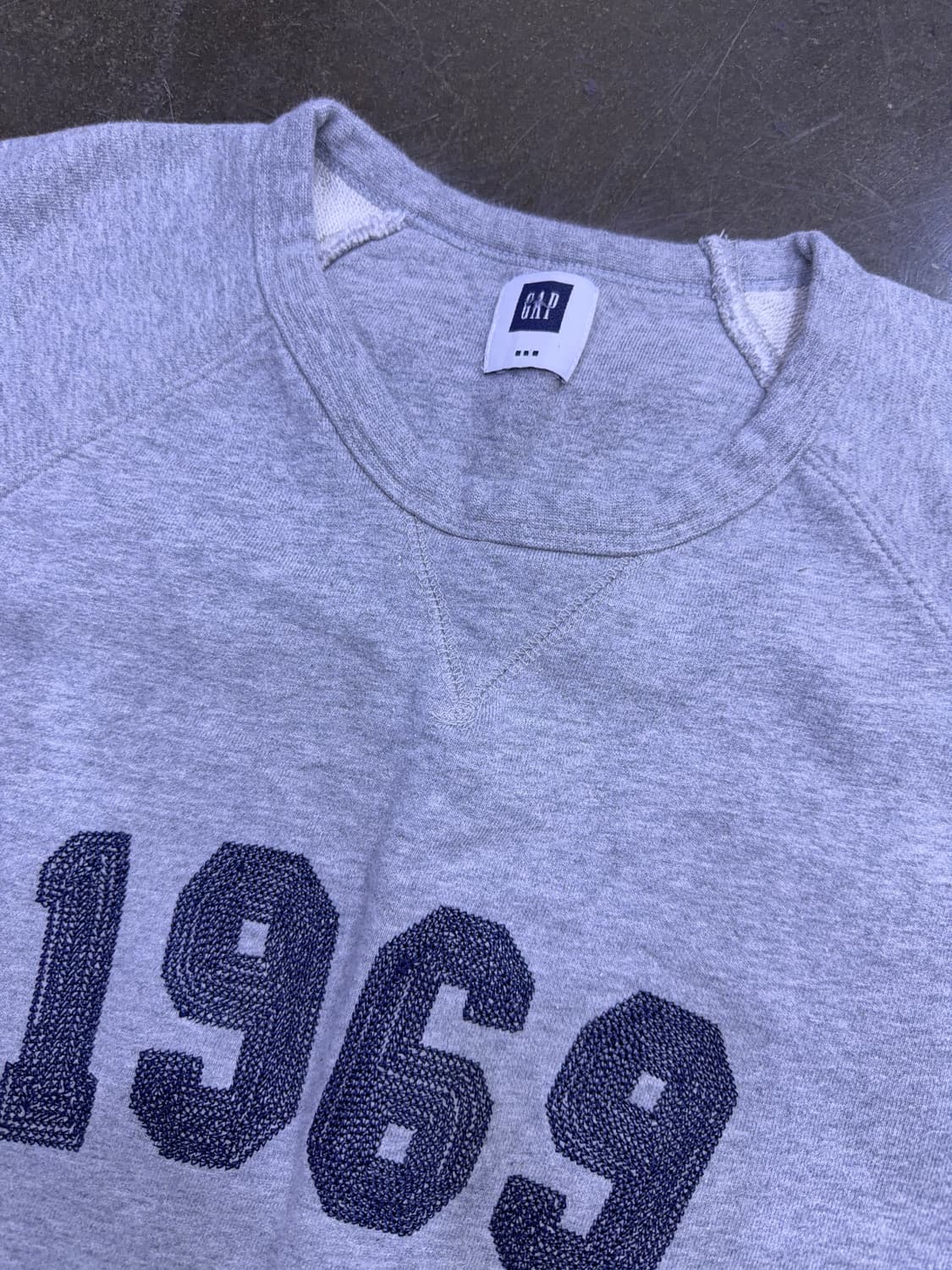 GAP 갭 1969 자수 기모 맨투맨 스웻 티셔츠 L 상품이미지3