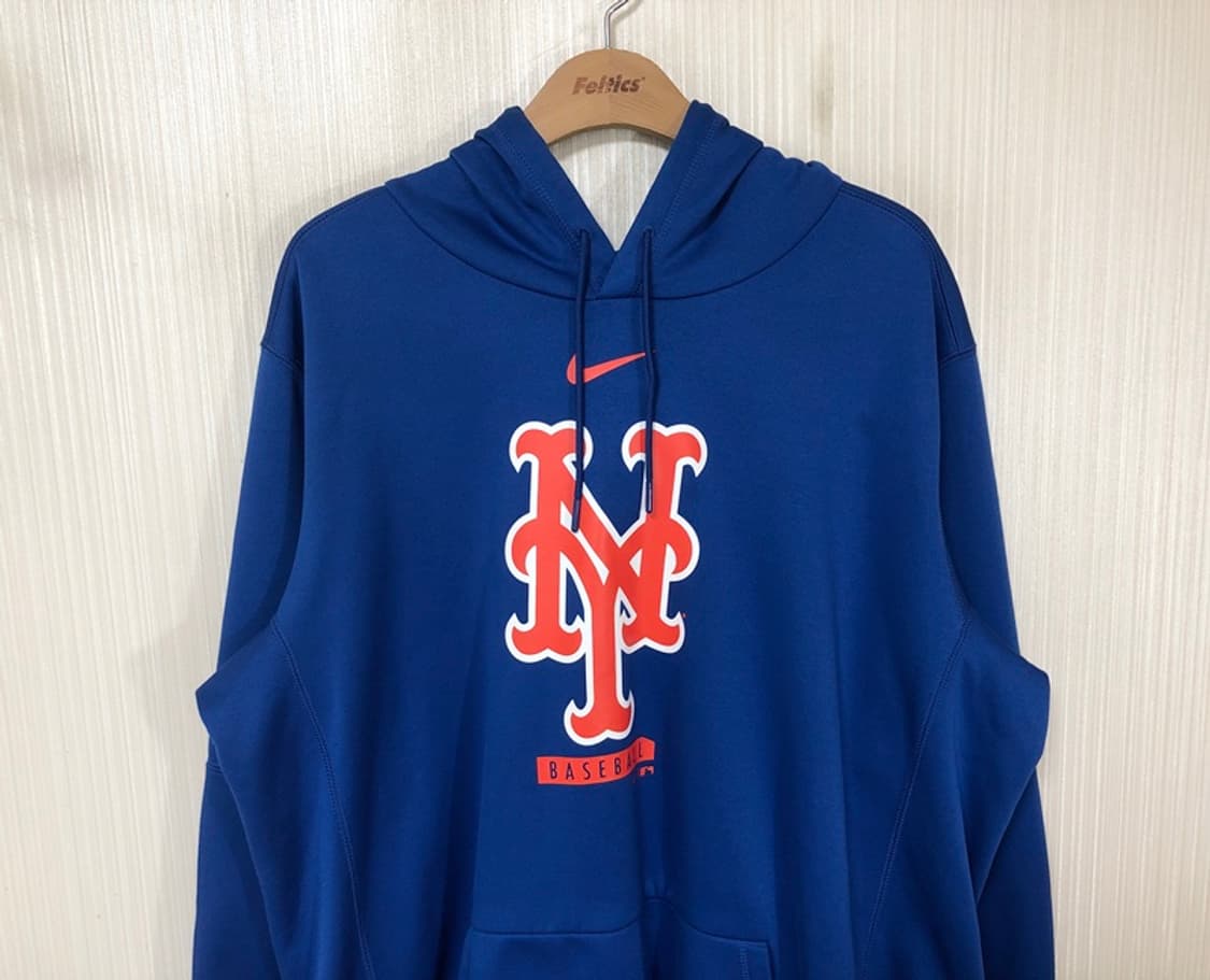 MLB 나이키 뉴욕메츠 플리스 풀오버후디 XL(해외) 상품이미지2