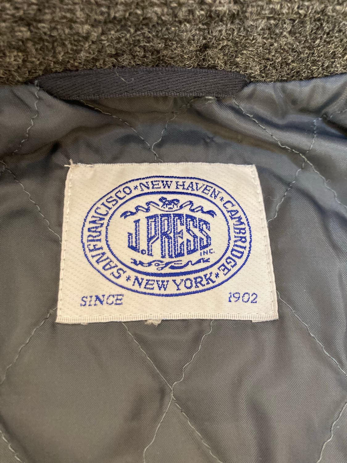 제이프레스 해리스트위드 하프 코트 100 상품이미지2