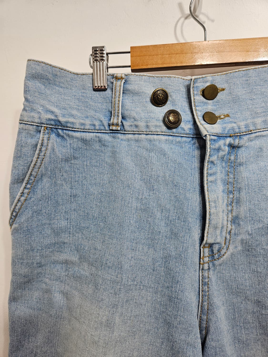 빈티지 무드 컷오프 데님반바지  상품이미지3