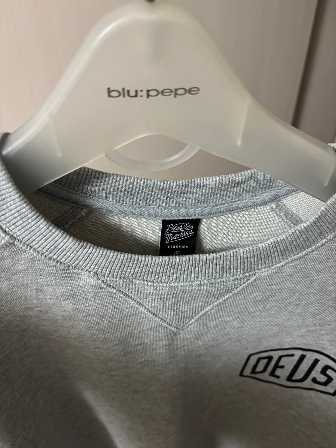 데우스 회색 맨투맨 상품이미지5