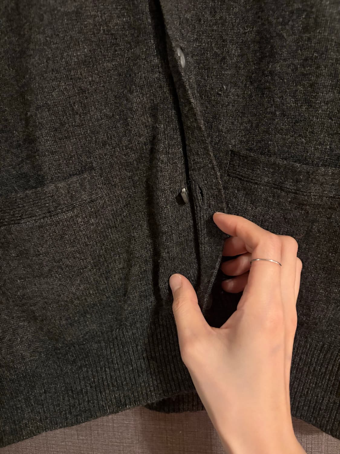 PRAISANT 울 100% 가디건 상품이미지4