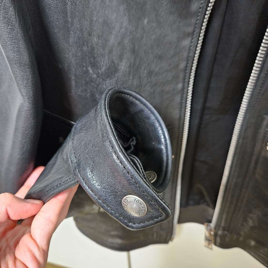 [48] 톰포드 가죽 라이더 자켓 상품이미지3