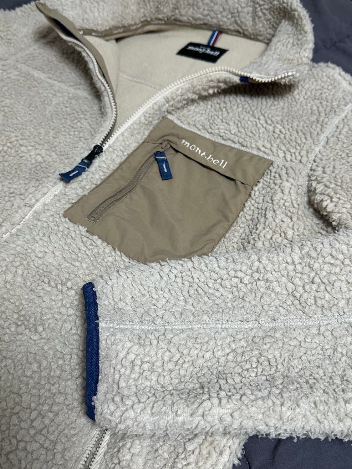 몽벨 양털 후리스 뽀글이 플리스 미디움  상품이미지6