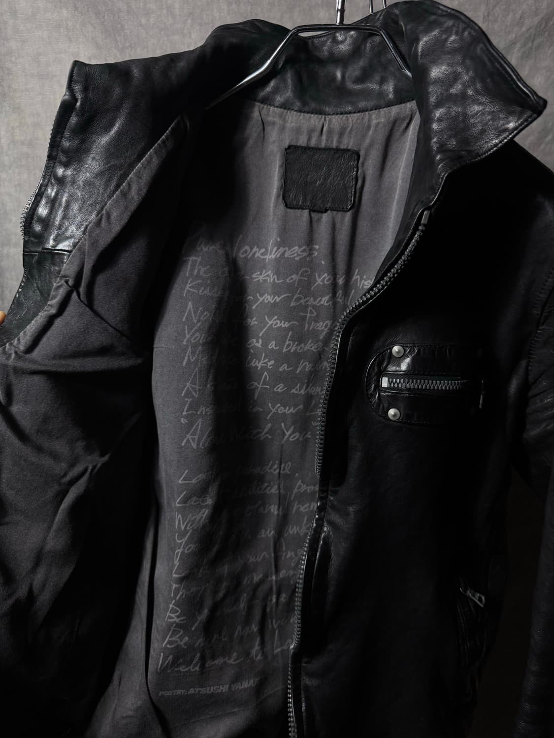 ISAMU KATAYAMA BACKLASH Leather Jacket 상품이미지8