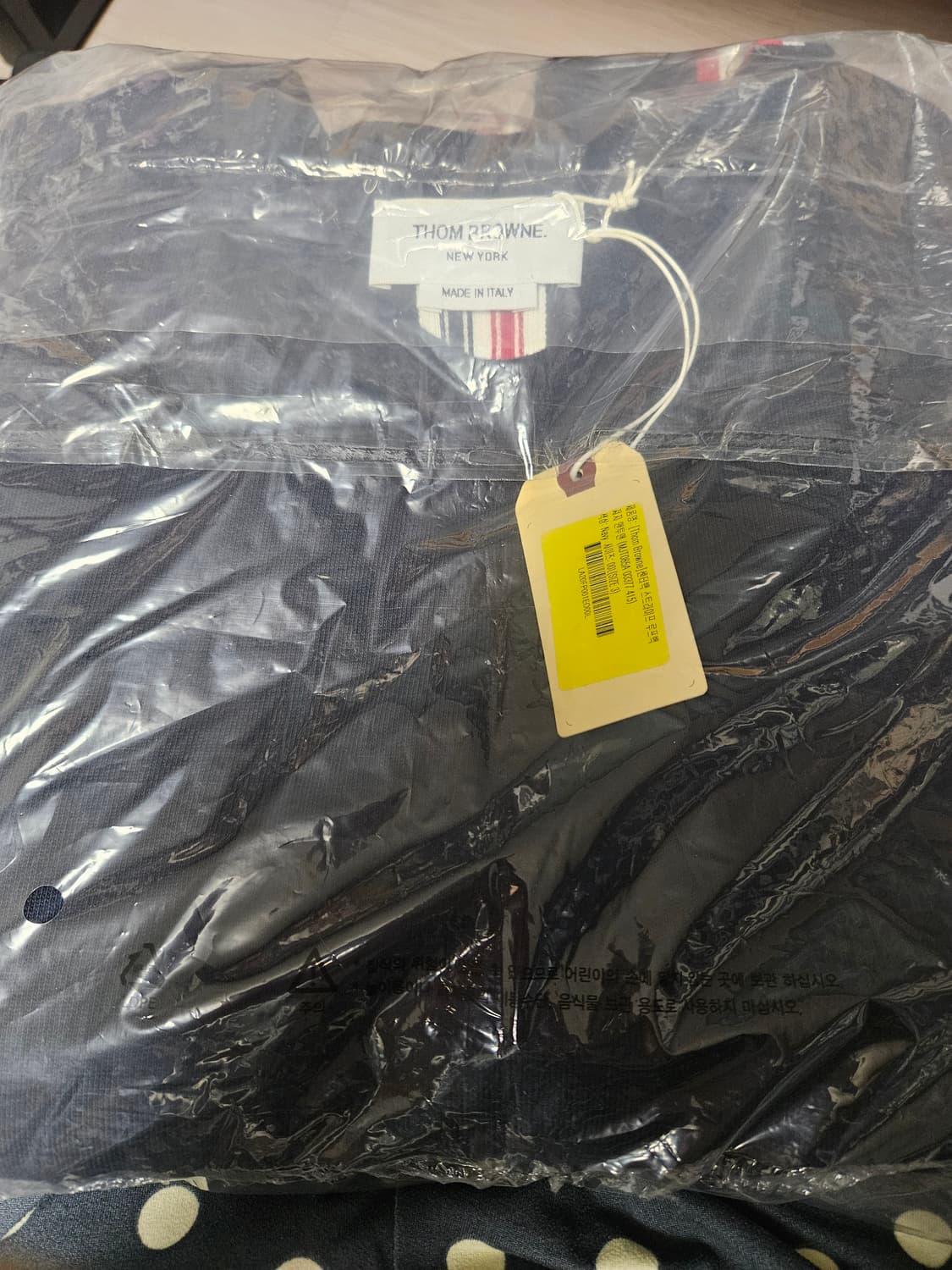 (새상품급) 톰브라운 네이비 백 삼선 맨투맨 3사이즈(105) 상품이미지10