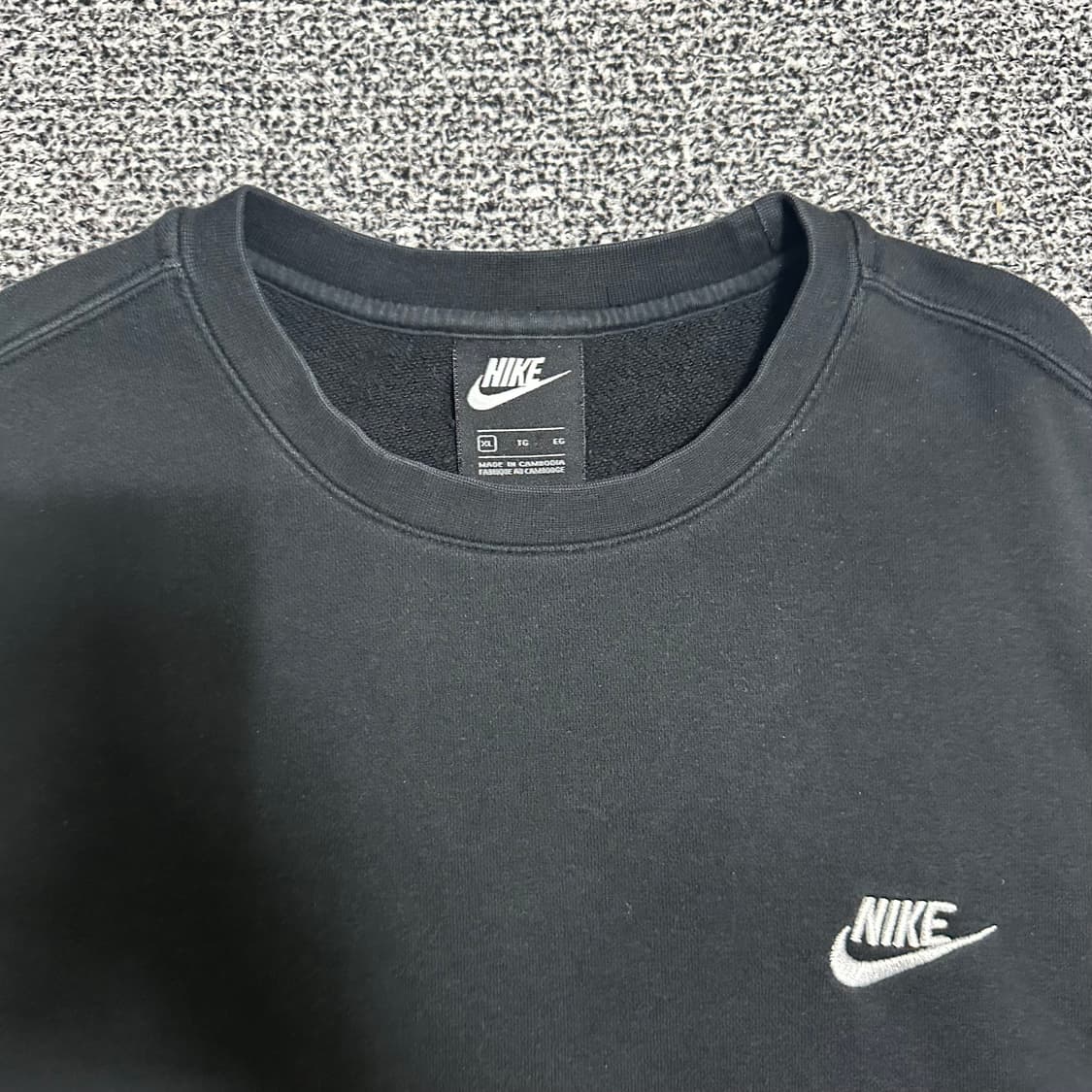 (105) 나이키 블랙 맨투맨 캐주얼 상품이미지2