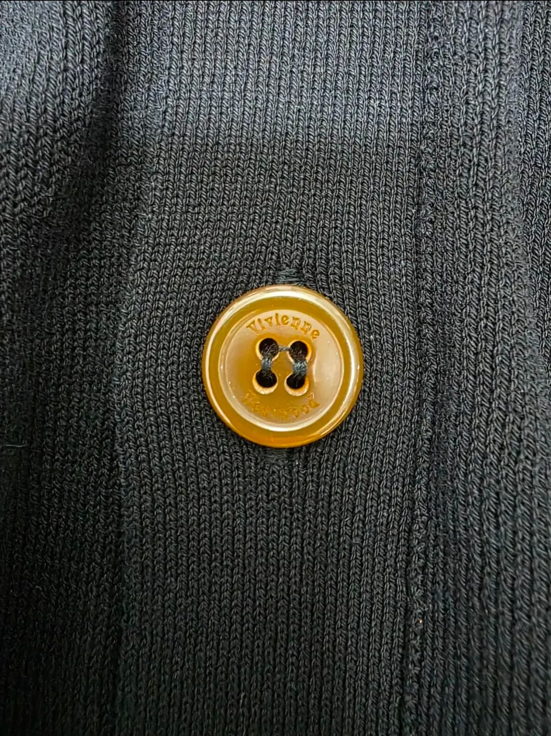비비안웨스트우드 화이트라벨 블랙 가디건 100~105 상품이미지7