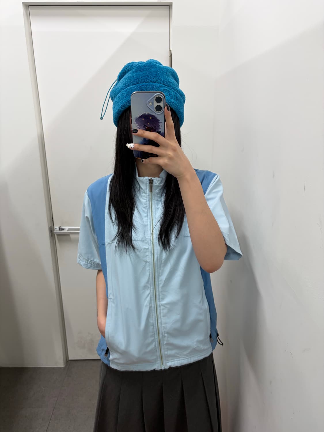 아디다스 배색 반팔 바람막이 상품이미지3