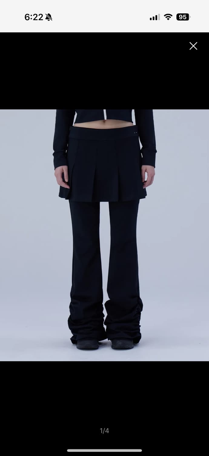 미세키서울 스커트 셔링 팬츠 세트 Skirt shirring pants 상품이미지1