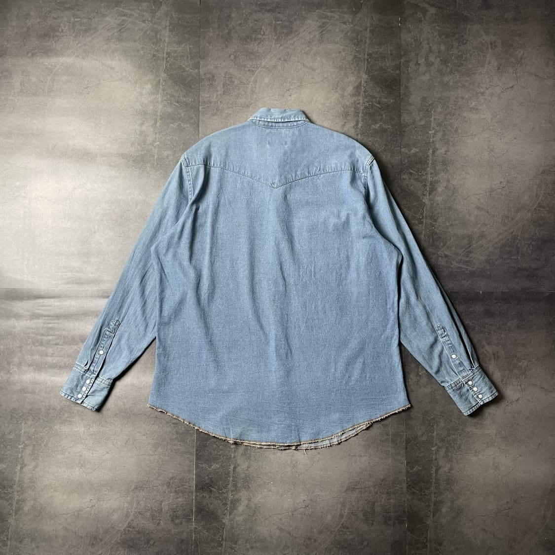 WRANGLER 랭글러 빈티지 웨스턴 데님 코튼 셔츠 A00501 상품이미지7