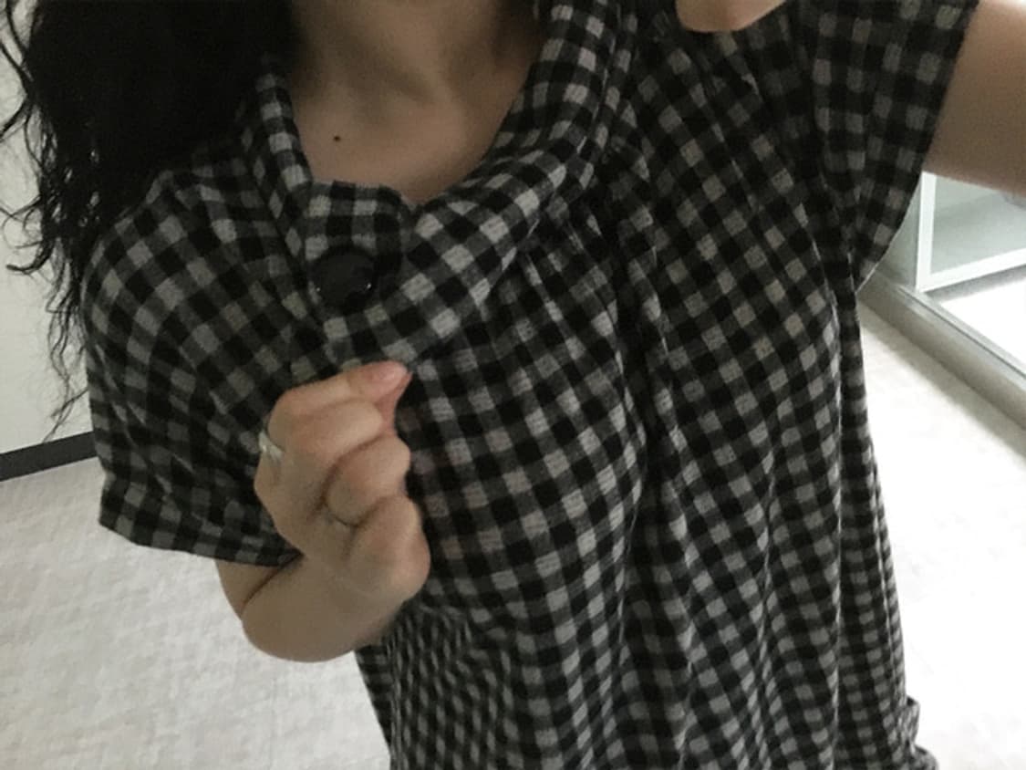 gingham check dress 상품이미지6