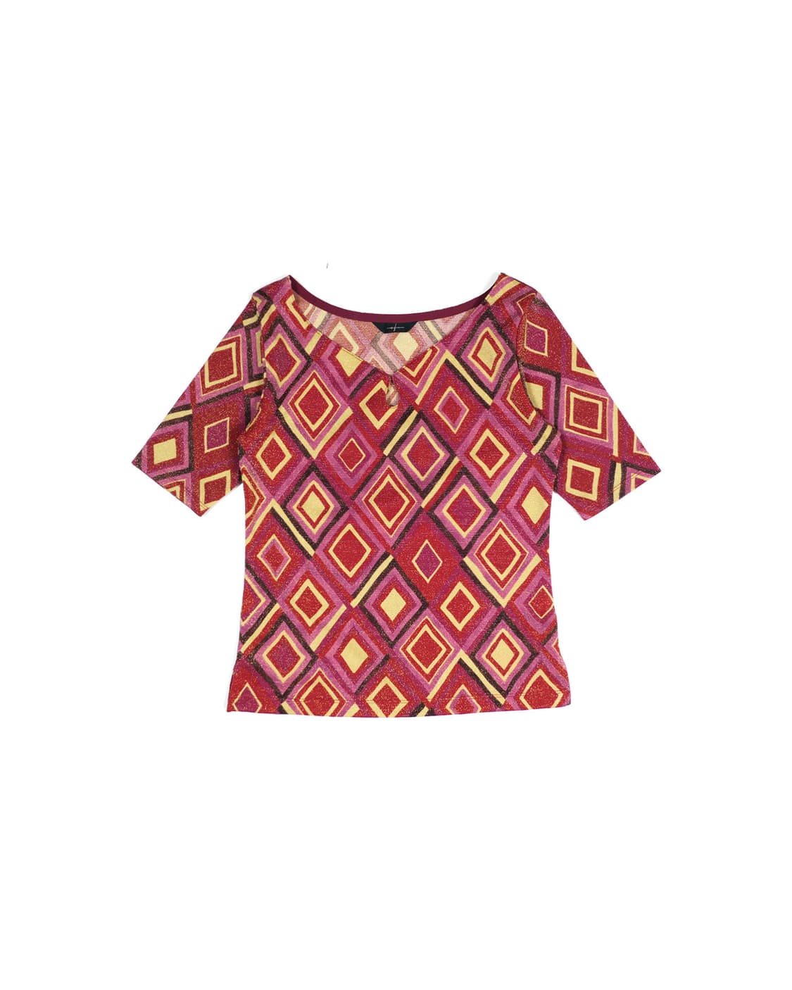 glitter diamond pattern top 상품이미지1