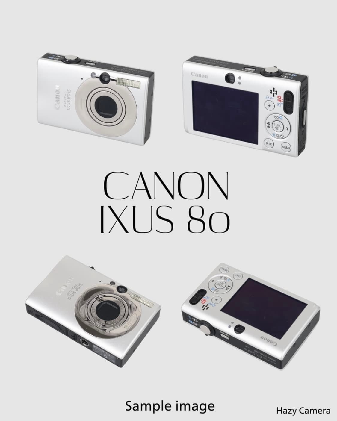 A급) 캐논 익서스 80 CANON IXUS 80 빈티지 디지털 카메라 상품이미지2
