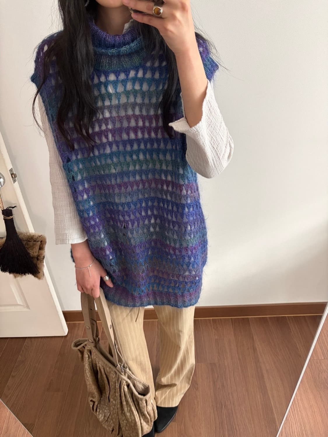 turtleneck knit vest 상품이미지7