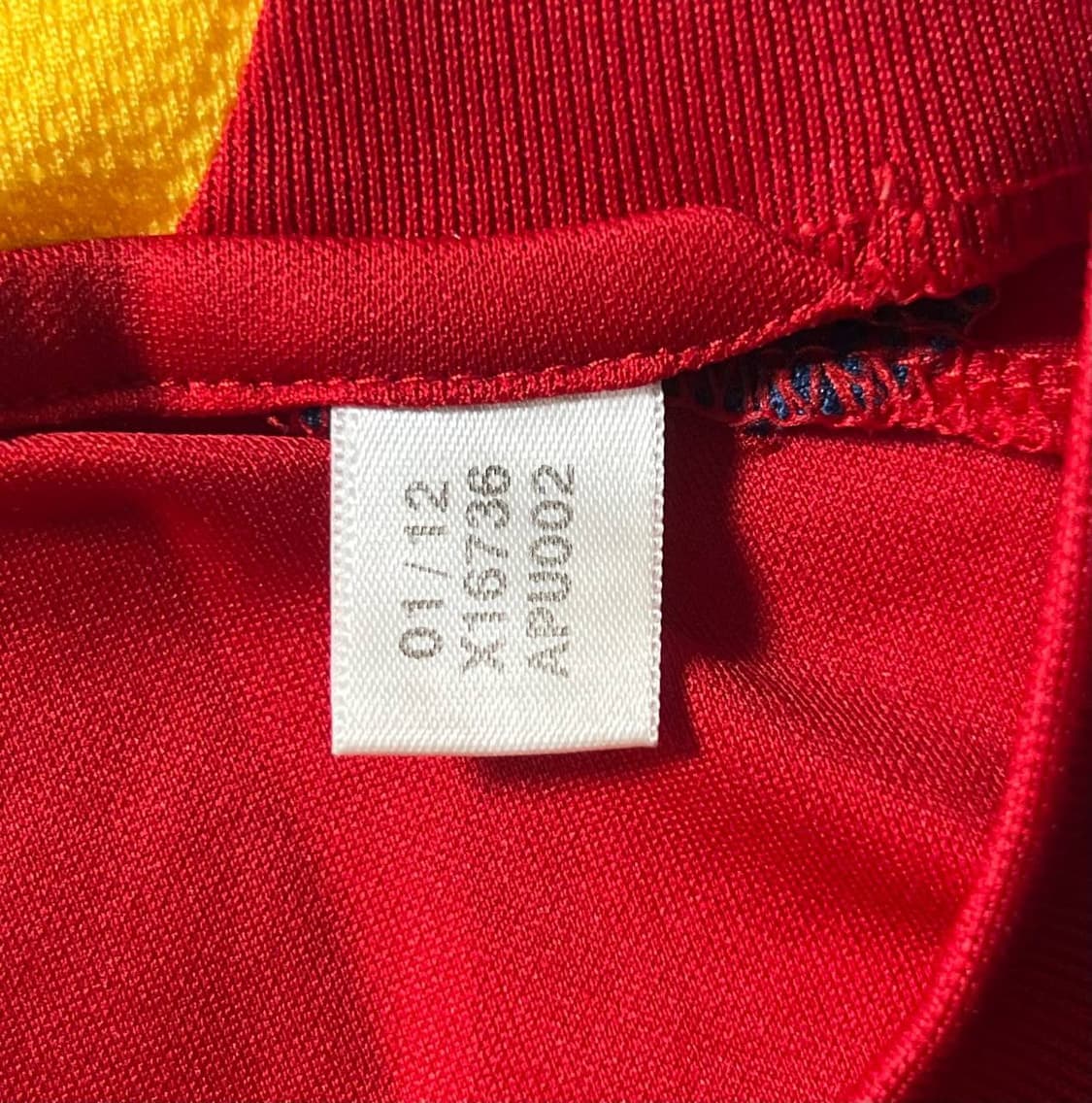 Adidas 아디다스 스페인 국가대표 반팔 유니폼 ( 노마킹 ) 상품이미지4