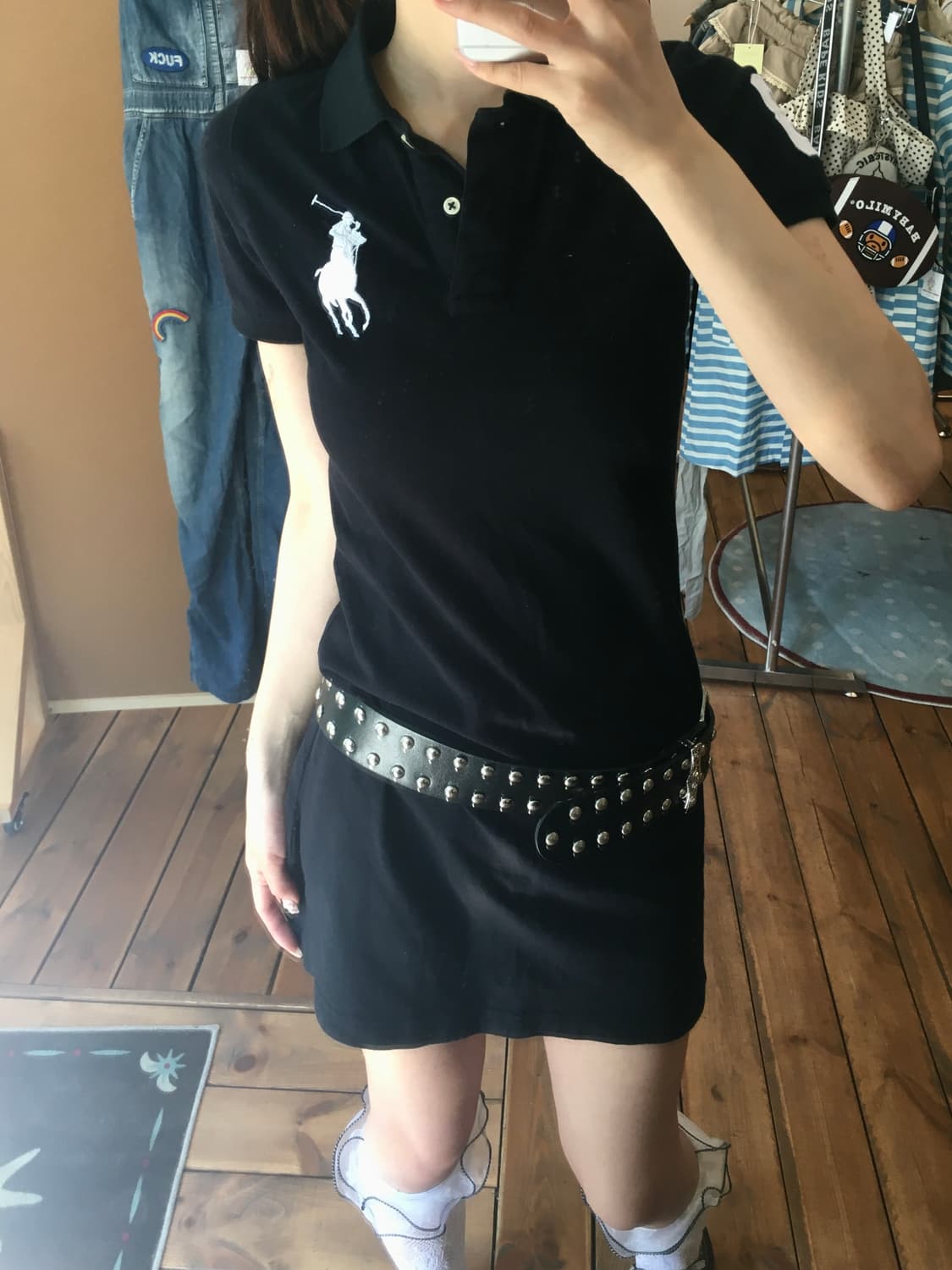 폴로 빅포니 블랙 원피스 상품이미지3