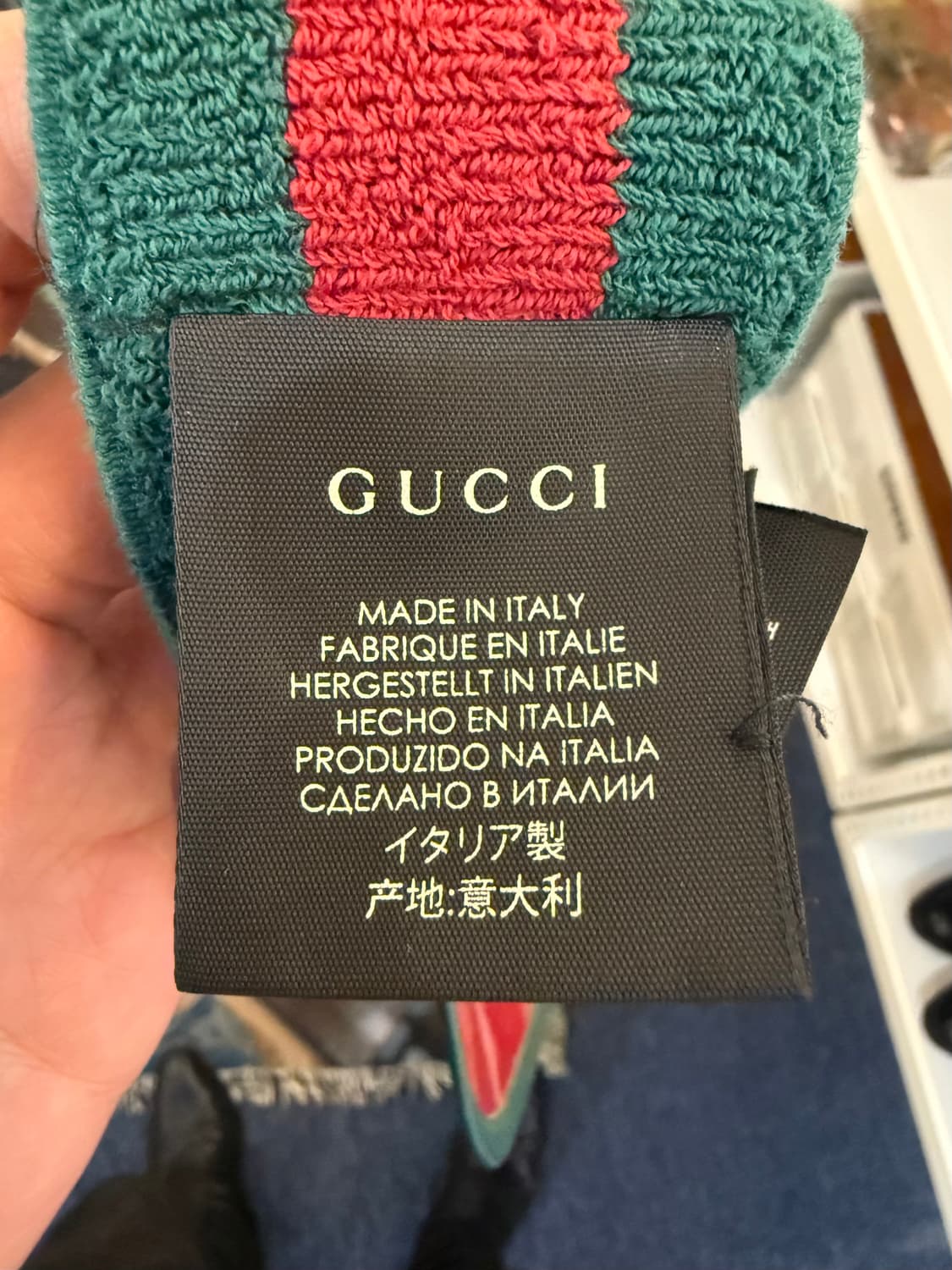 (파워정품) 구찌 오피디아 스트라이프 선캡 상품이미지2