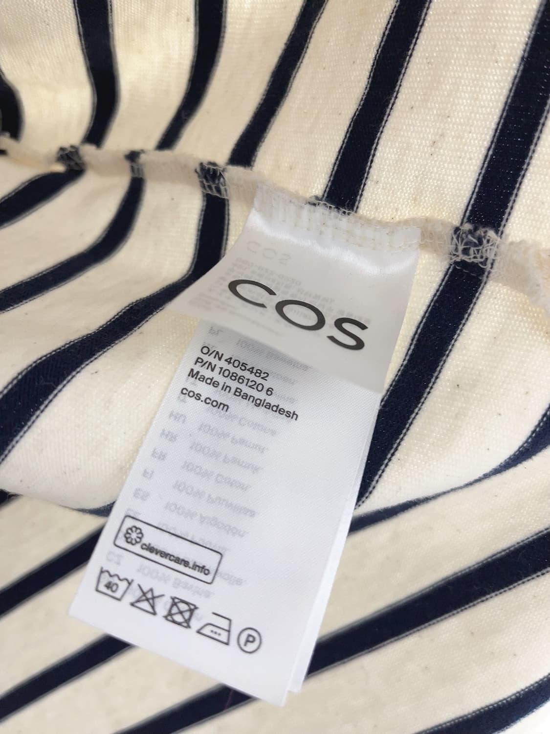 코스 스트라이프 카라 티셔츠 상품이미지7