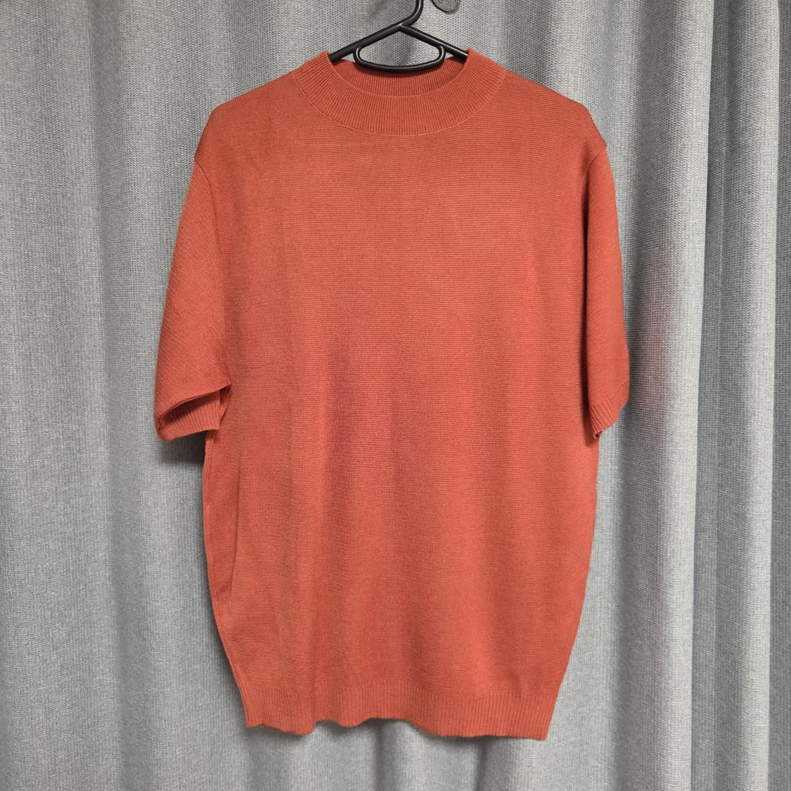 Japanese vintage 니트 반팔 티셔츠 M-L 상품이미지1