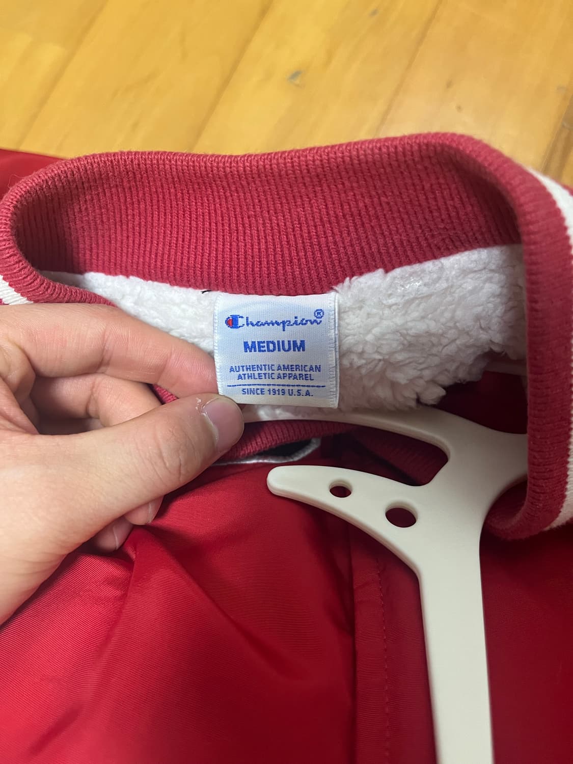 스투시x챔피온 콜라보 베이스볼 자켓 상품이미지2