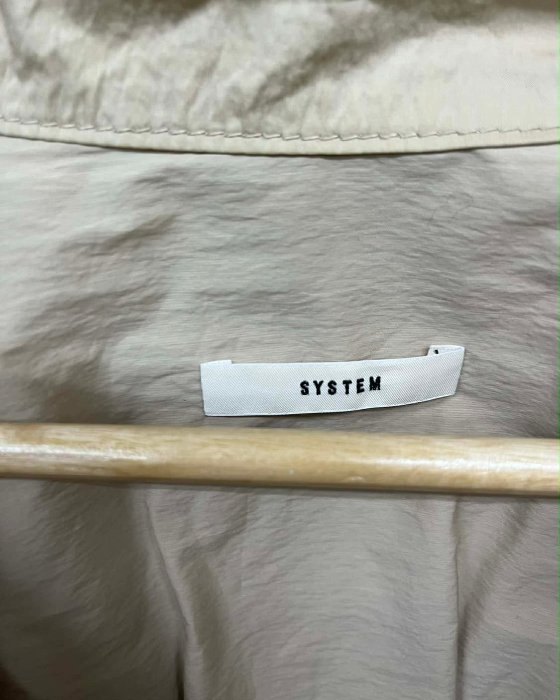 [F] 시스템 한섬 라이트 돌먼 코트 자켓 상품이미지4