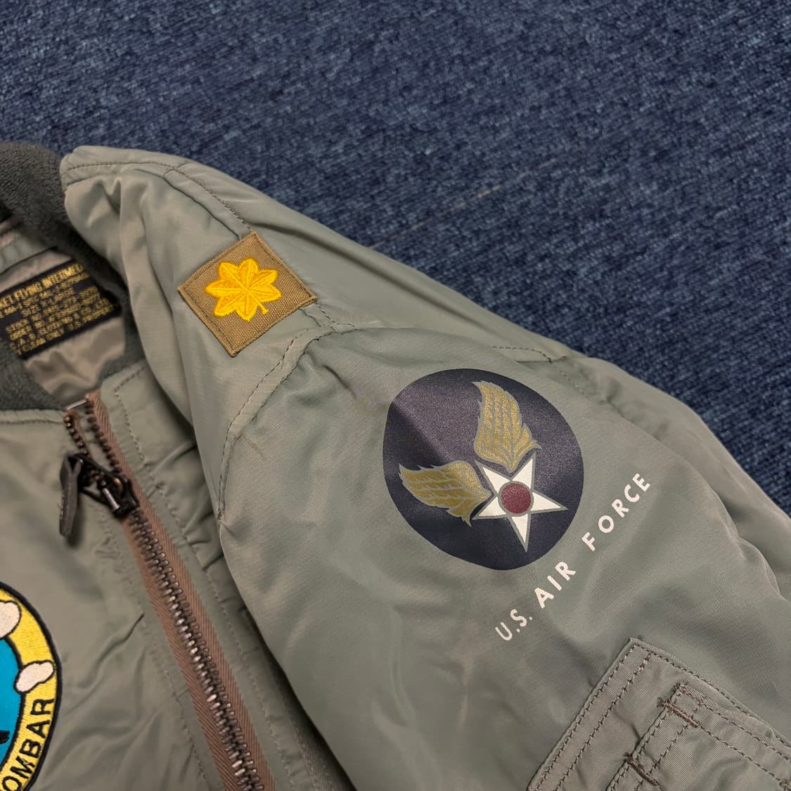 캡클로딩 미공군 ma-1 자켓 상품이미지5