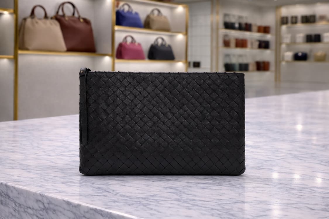 [S급] 보테가베네타 인트레치아토 스트랩 클러치 판매합니다!!! 상품이미지1