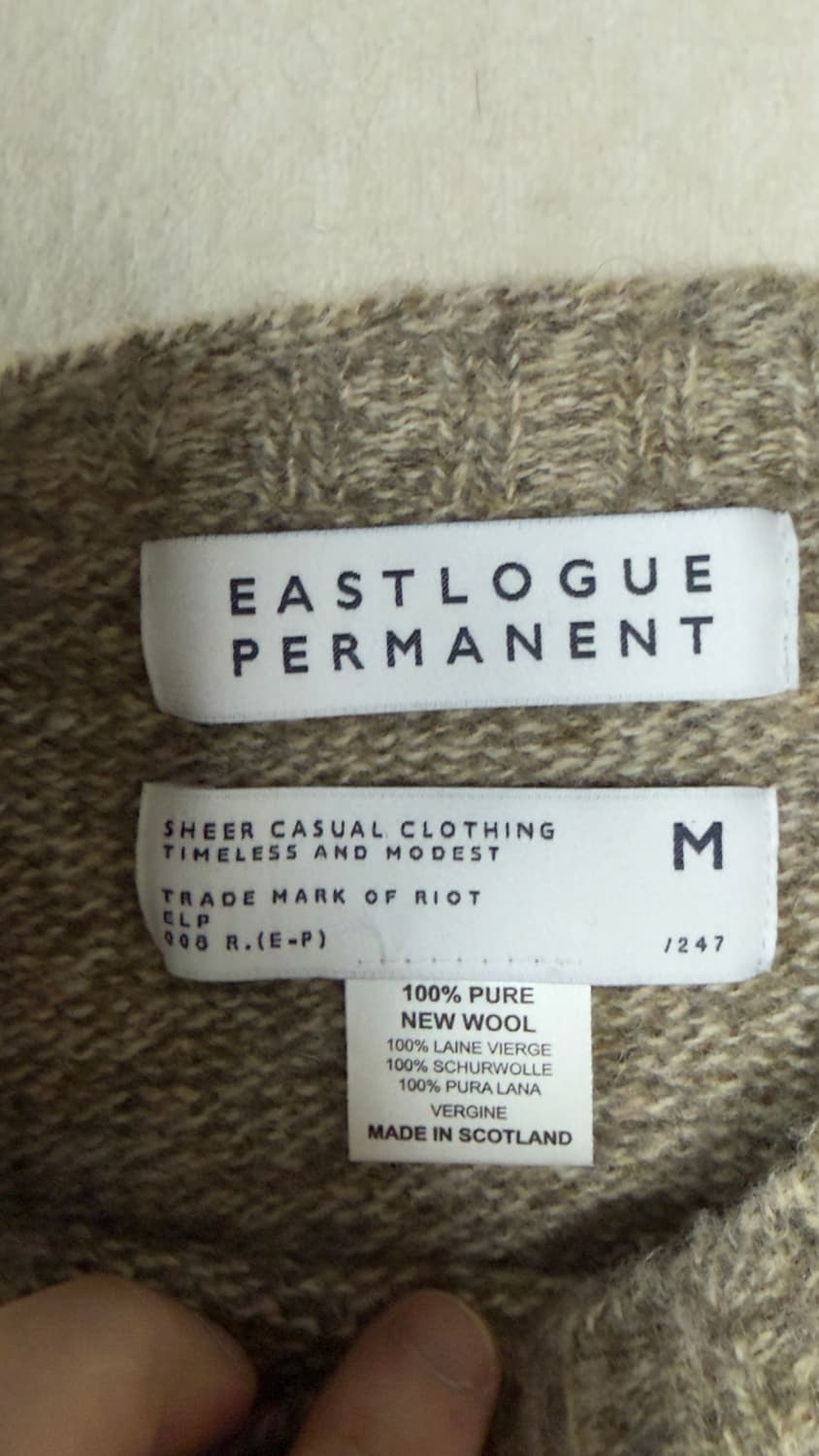 할리 오브 스코틀랜드 x ELP 쉐기독 니트: 머쉬룸 / M 상품이미지2