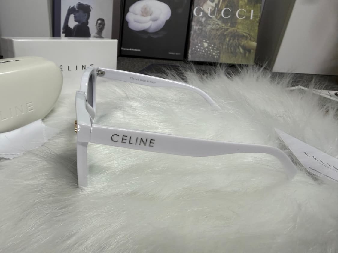 셀린느 트리옹페 이니셜 선글라스 화이트 (남여공용) 상품이미지4