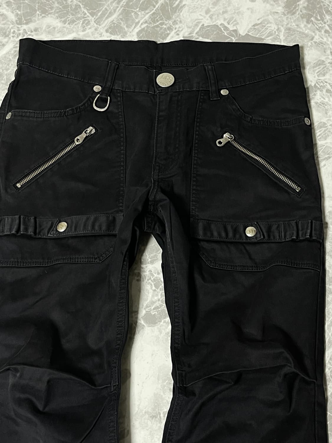 Parachute zipper black jean 상품이미지2