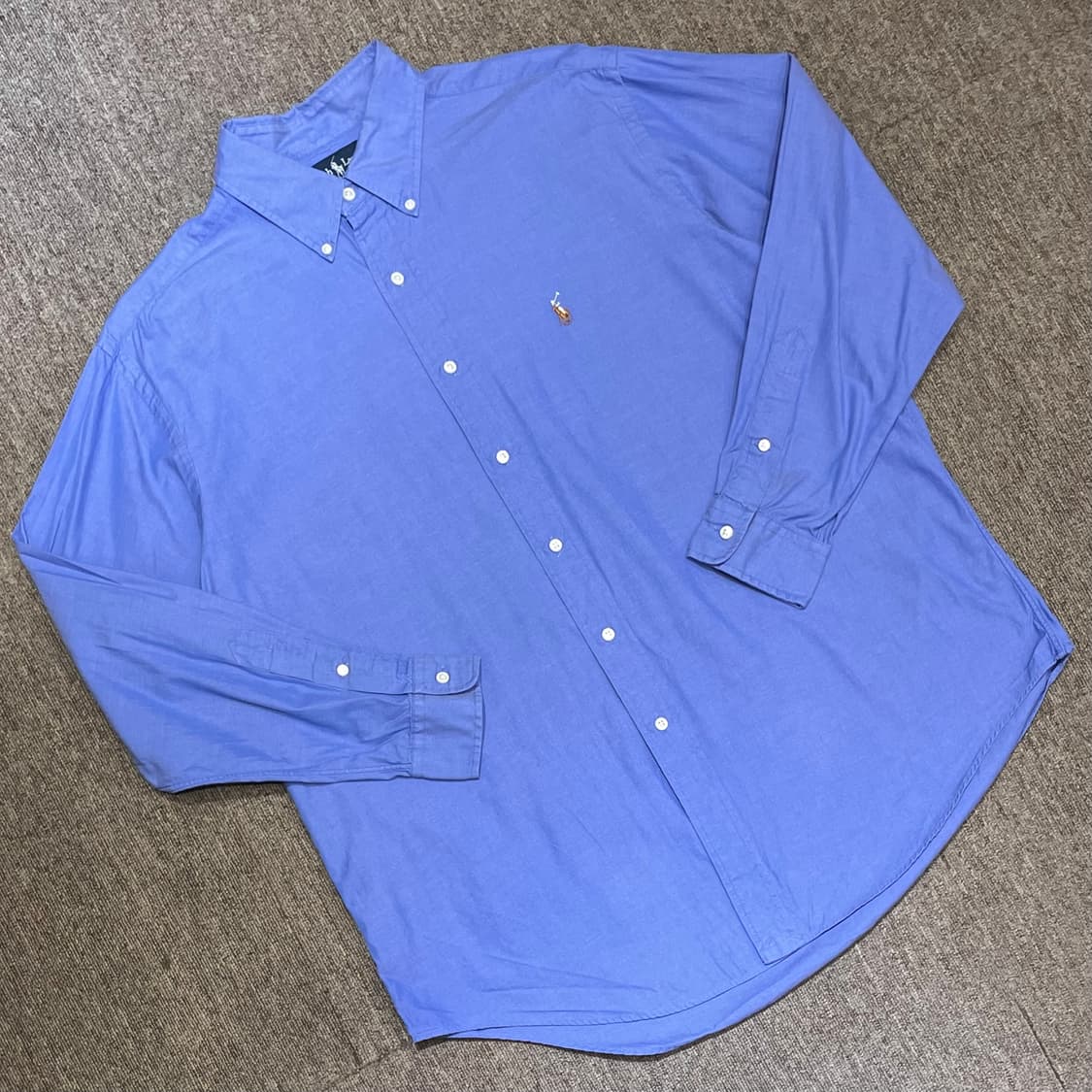 (16 1/2) POLO 폴로 랄프로렌 솔리드 셔츠 야머스핏 상품이미지1