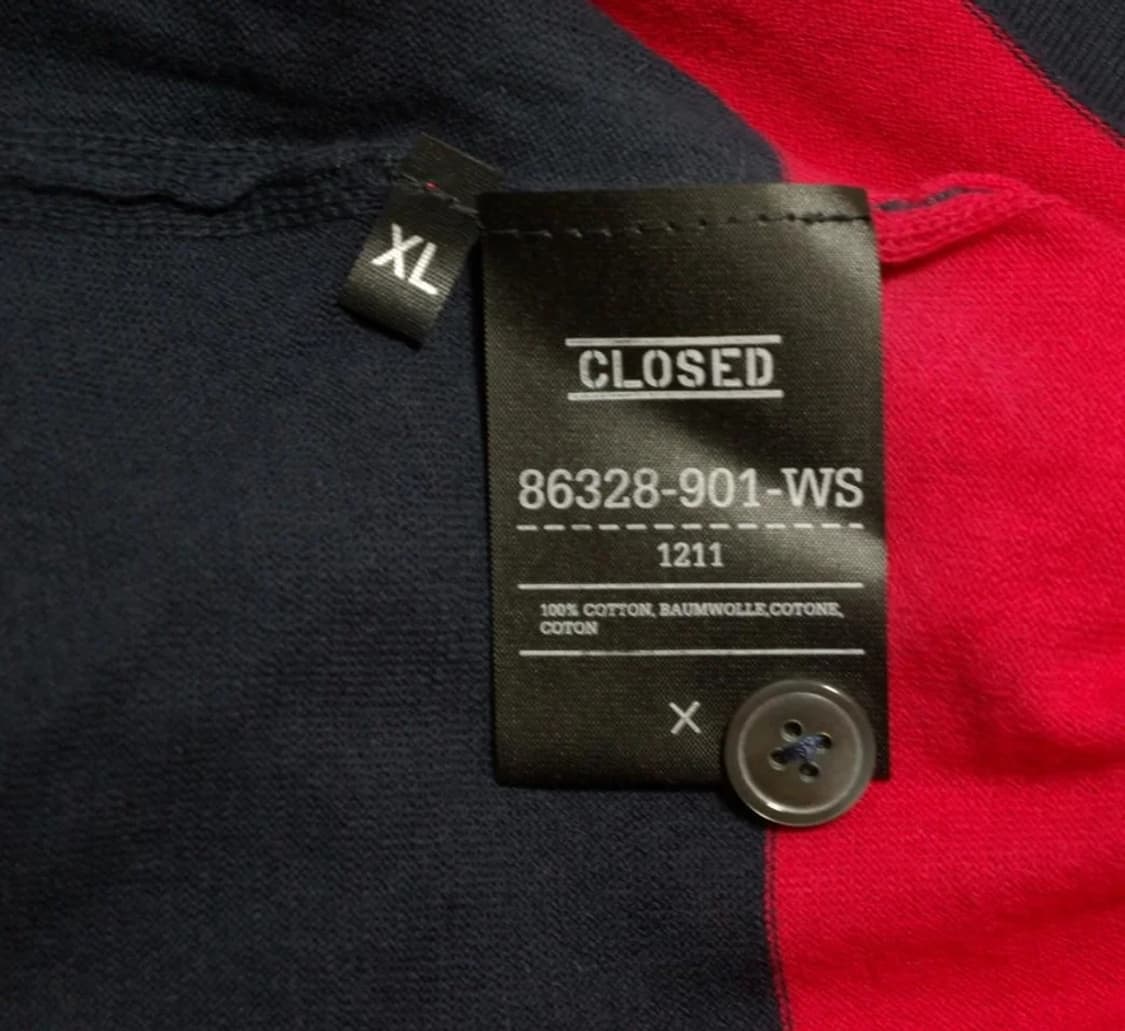 클로즈드 브이넥 가디건 XL 상품이미지5