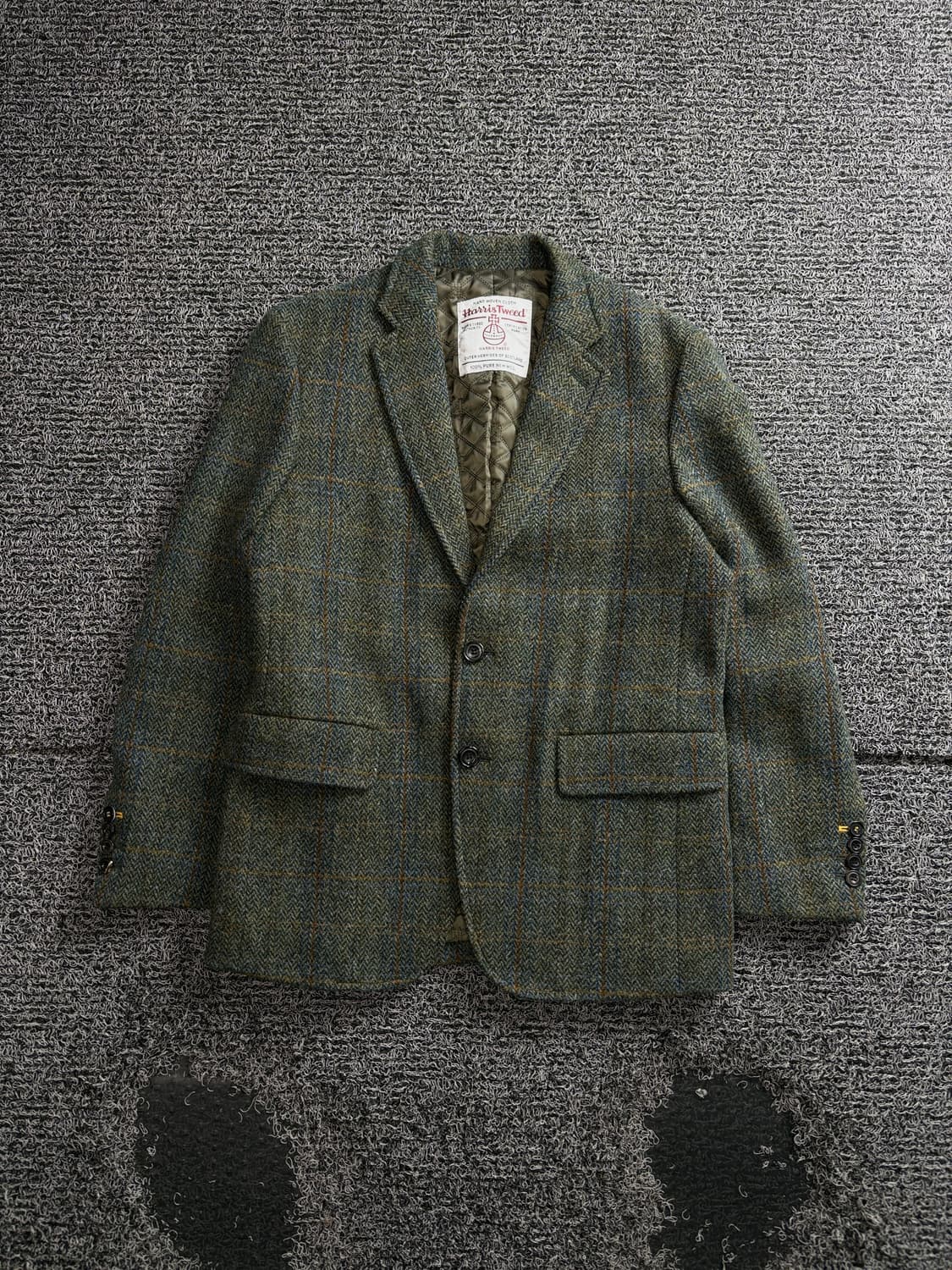 해지스 헤리스 트위드 울 블레이져 3918 상품이미지2