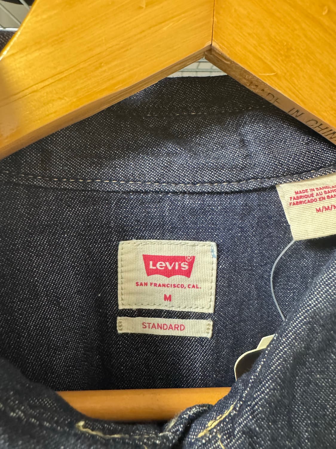 리바이스 데님셔츠 상품이미지3