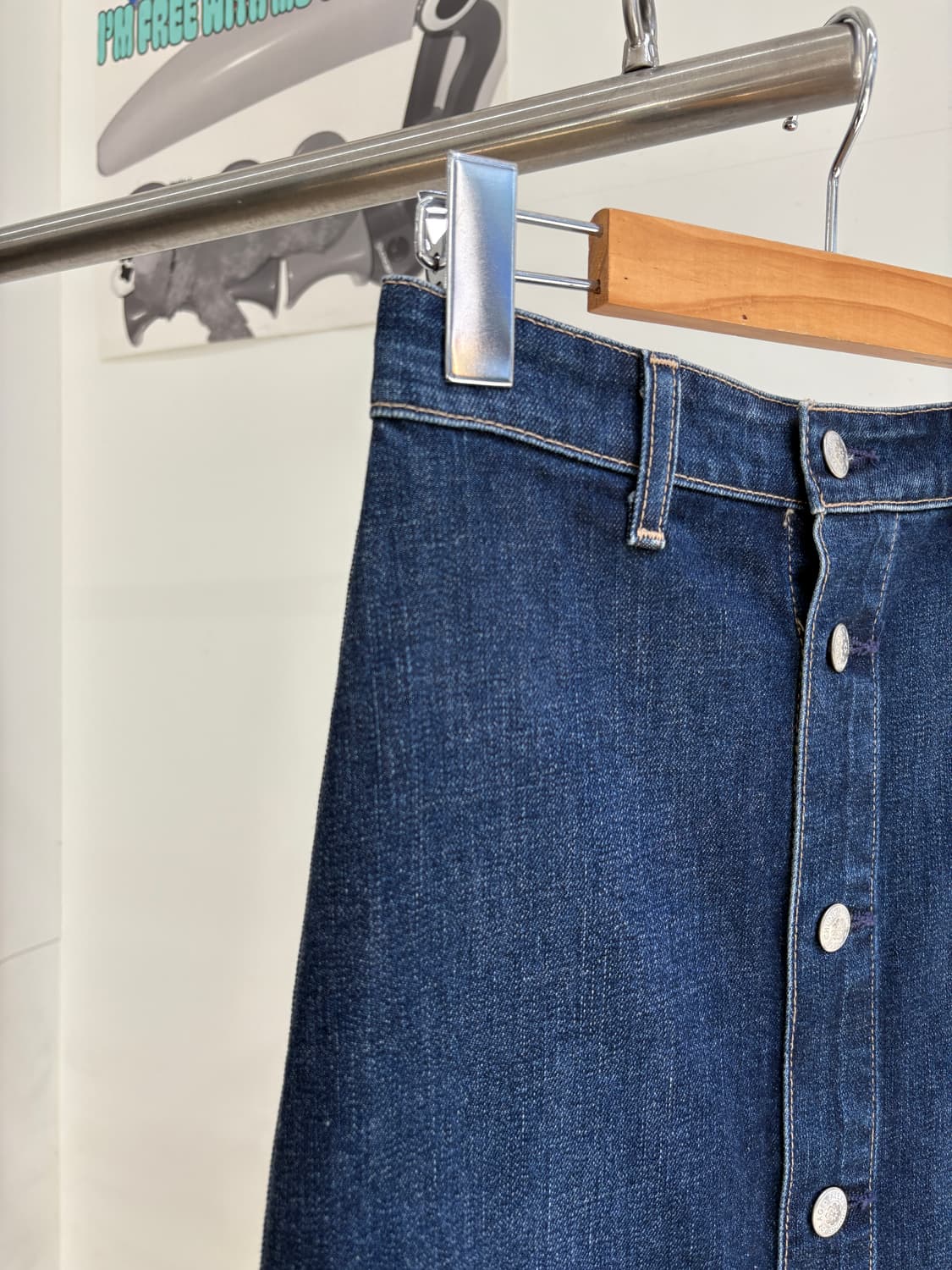 ALEXA CHUNG FOR AG(Made in USA) 데님스커트 상품이미지3