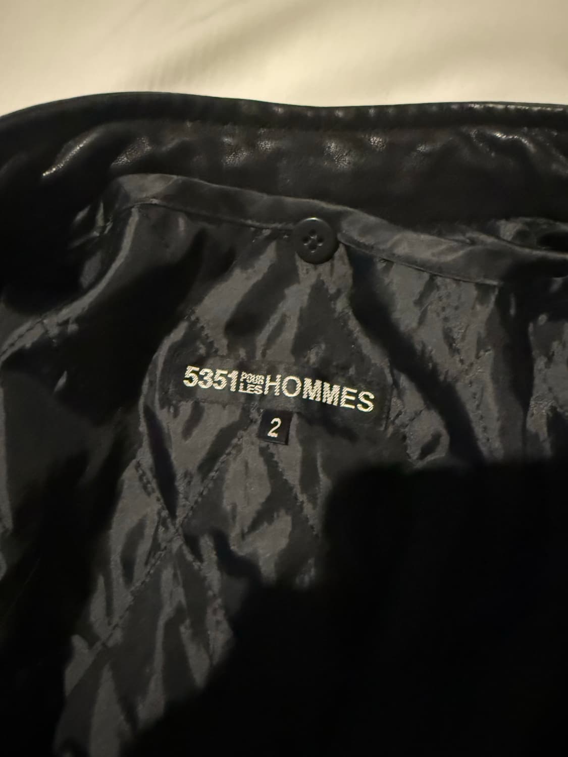 5351 POUR LES HOMME Leather jacket 상품이미지4