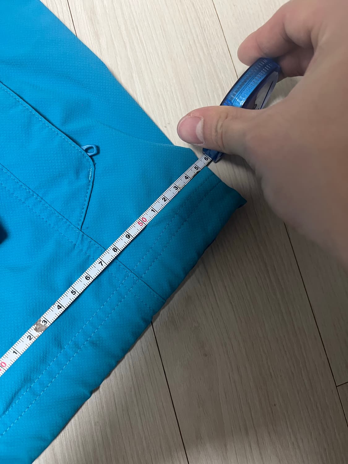 아식스 투톤 블루 우븐 바람막이 자켓 105 상품이미지3