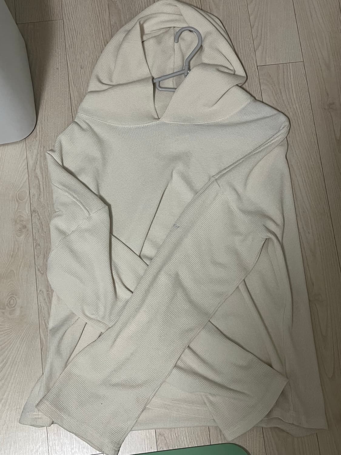 지초이 와플 후드집업 상품이미지1