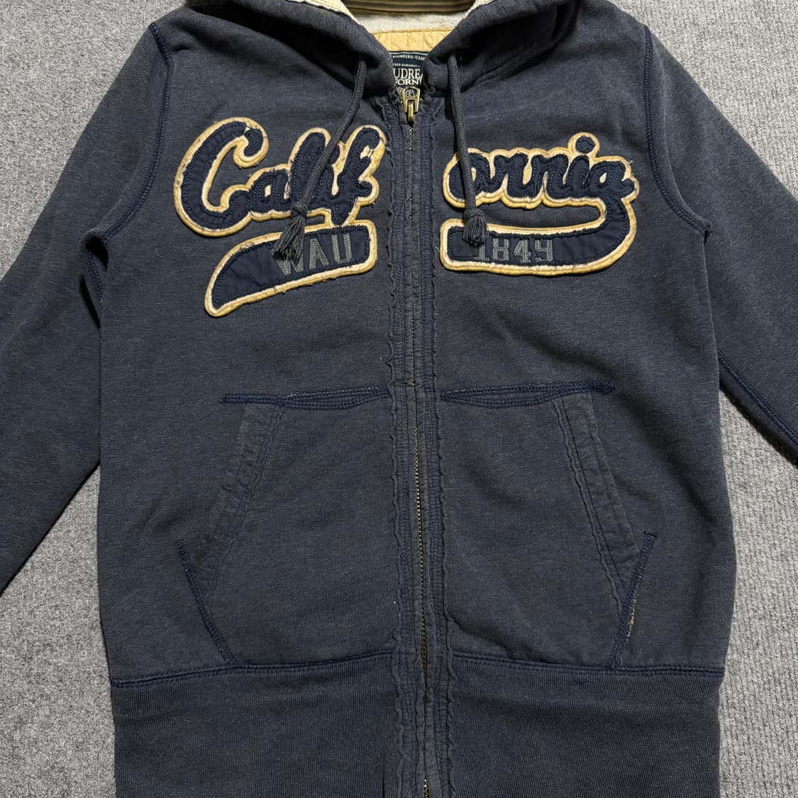 후아유 네이비 후드집업 s 상품이미지2