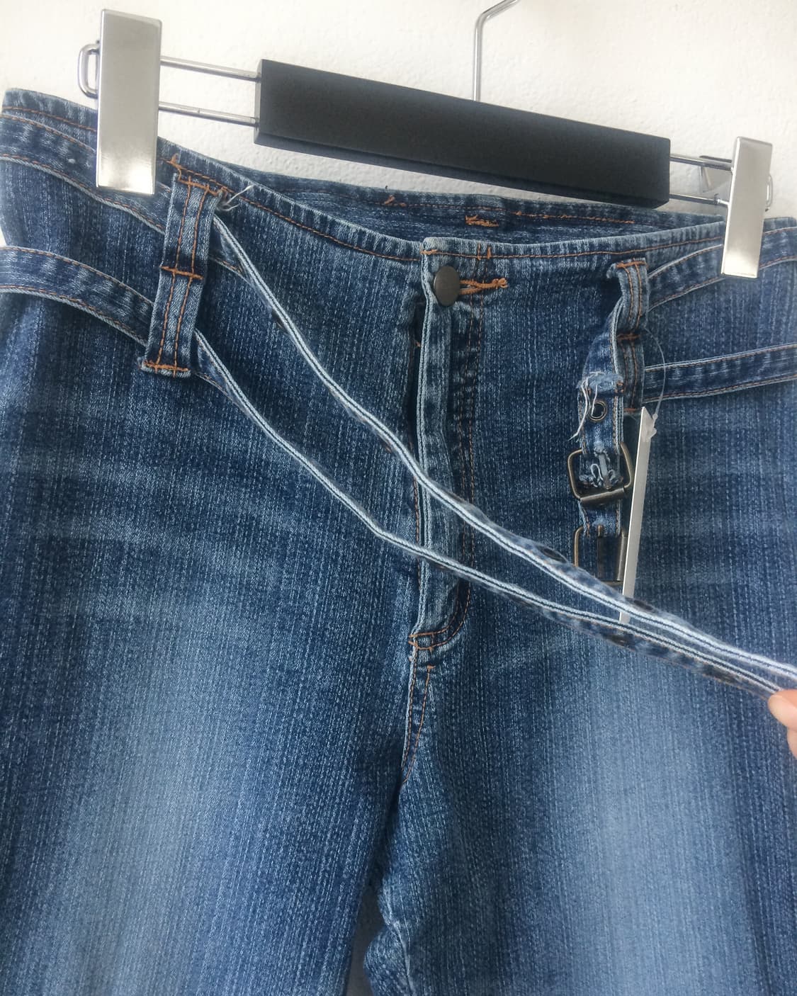 Belted denim pants 상품이미지4