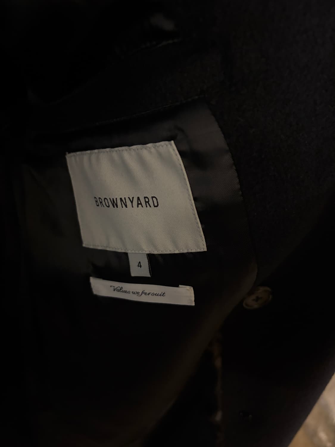 브라운야드 더블 브레스티드 코트4 상품이미지2