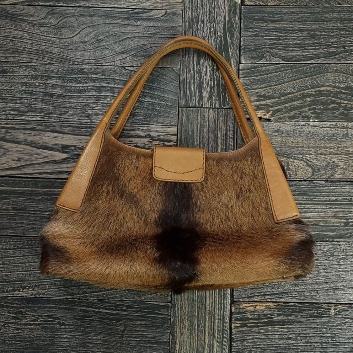 [토즈 송치 퍼 리얼 레더 숄더백 P01265 상품이미지4